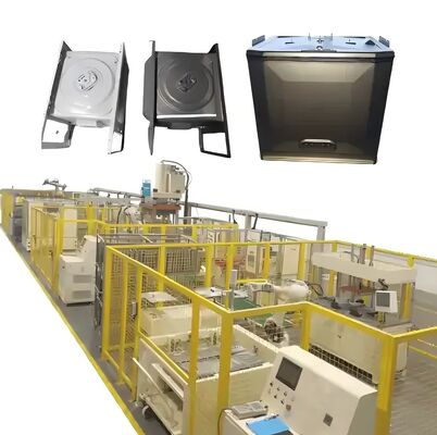Factory direct sales of microwave oven and oven body production lines. Automatic full-automation welding production line for the inner cavity. High-speed welding.