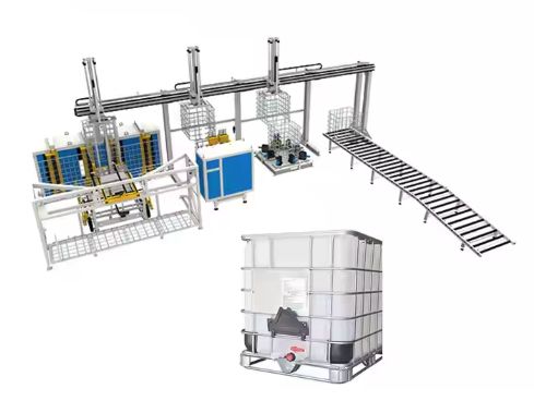 고속 완전 자동 IBC 배럴 생산 라인