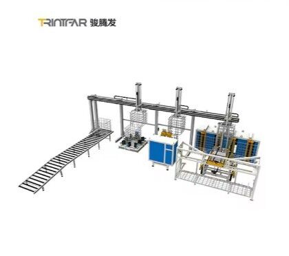 Factory direct sales.IBC metal ton barrels transportation box frame fully automatic welding/bending machine / pipe bending machine / palletizing robot loading and unloading equipment, fully automatic
