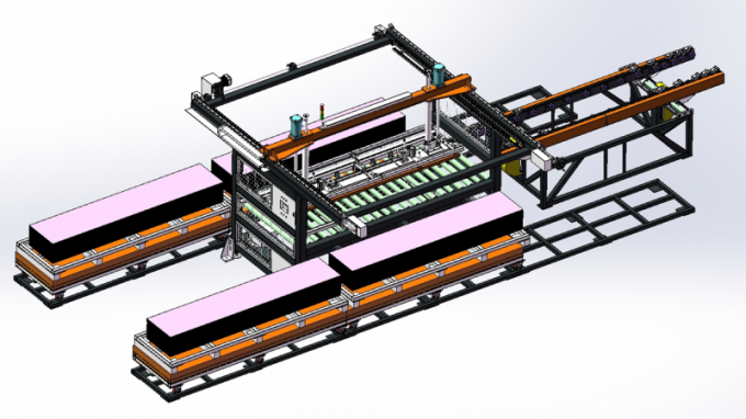 트린트파르 스틸 패널 라디에이터 생산 라인 사용자 정의 핀 두께 1