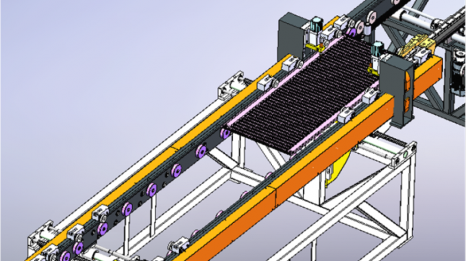 트린트파르 스틸 패널 라디에이터 생산 라인 사용자 정의 핀 두께 4