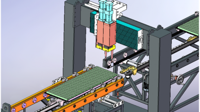 트린트파르 스틸 패널 라디에이터 생산 라인 사용자 정의 핀 두께 6