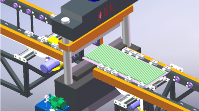 트린트파르 스틸 패널 라디에이터 생산 라인 사용자 정의 핀 두께 12