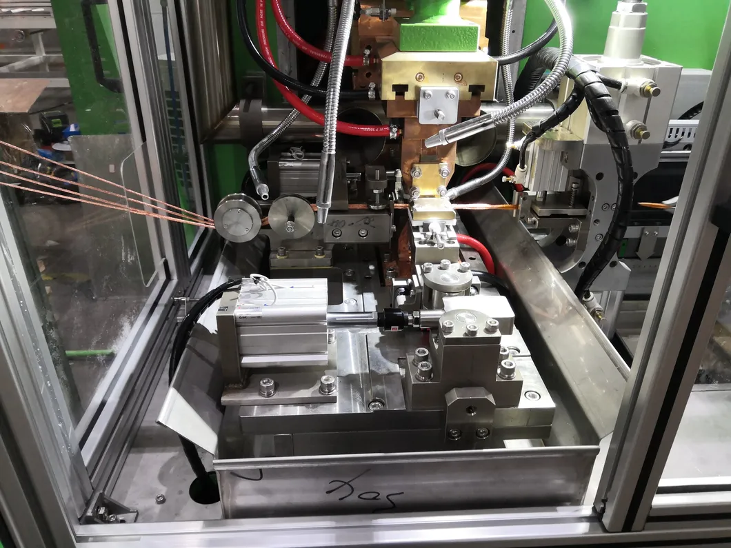 금속성 라인 용접공을 줄이는 120KVA 와이어 용접기 자동 구리 3